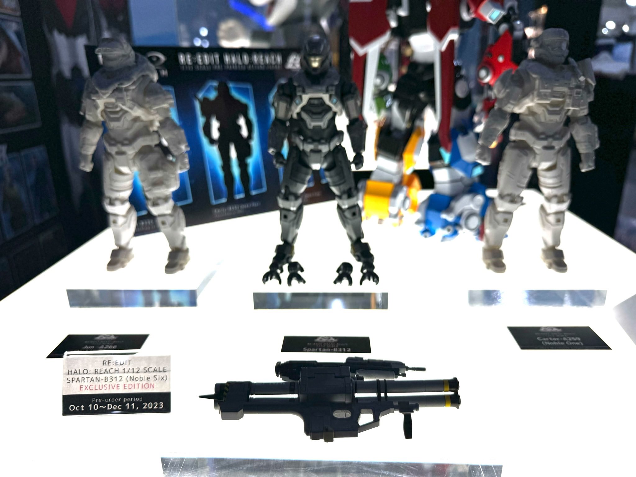 Halo: Reach RE:EDIT Spartan B312 (Noble Six) 1/12 Scale PX Previews  Exclusive Figure
